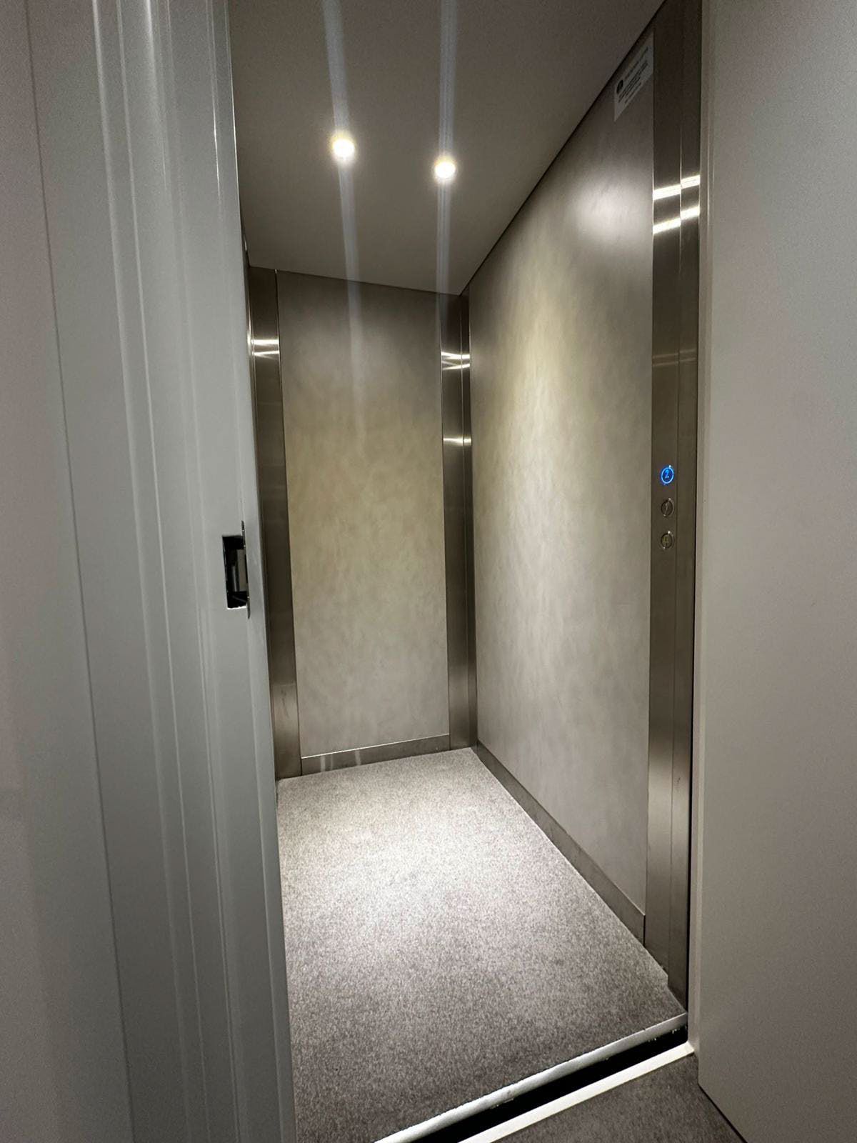 Home lift installation