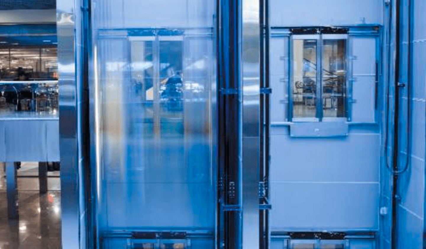 Panoramic glass lift